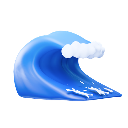 Ocean Wave  3D Icon