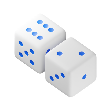 Ocho dados  3D Icon