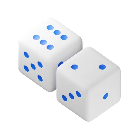 Ocho dados  3D Icon