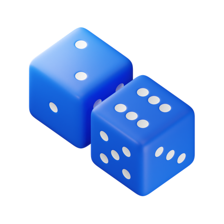 Ocho dados  3D Icon