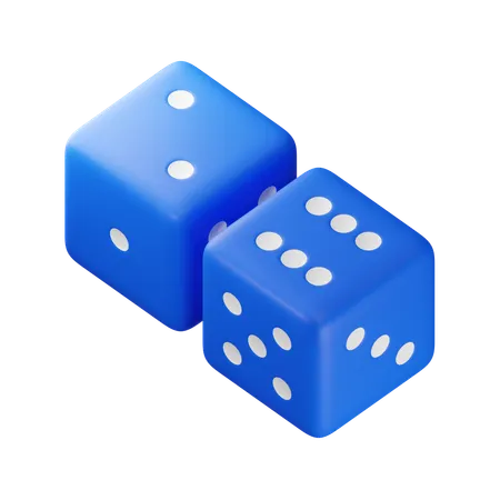 Ocho dados  3D Icon