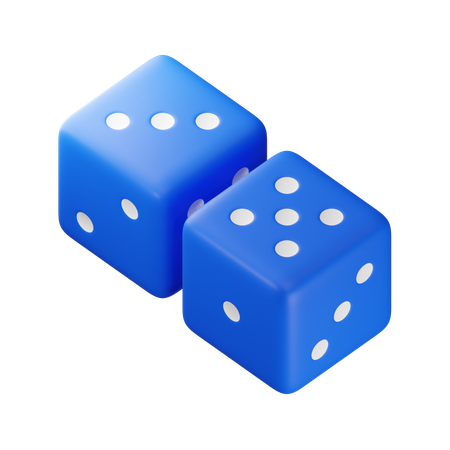 Ocho dados  3D Icon