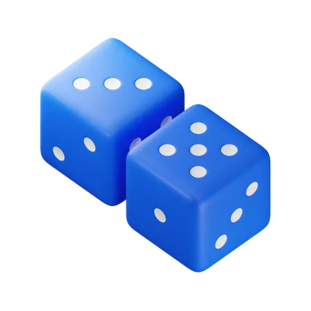 Ocho dados  3D Icon