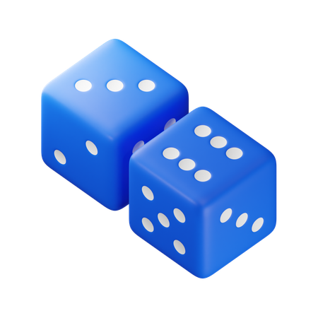Ocho dados  3D Icon