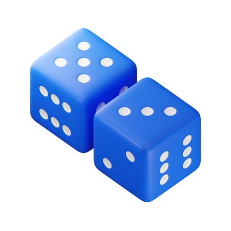 Ocho dados  3D Icon