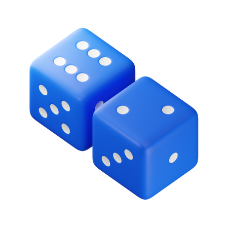 Ocho dados  3D Icon