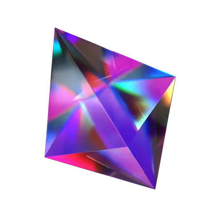 Octaedro  3D Icon