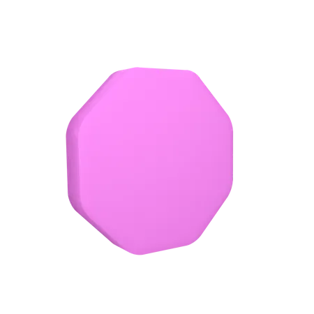 Octagon  3D Icon