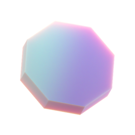 Octagon  3D Icon