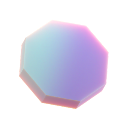 Octagon  3D Icon