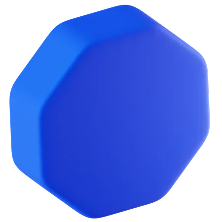 Octagon  3D Icon