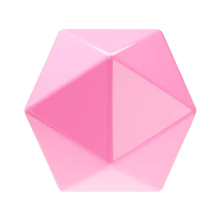 Octagon Shape Icon 3D Icon