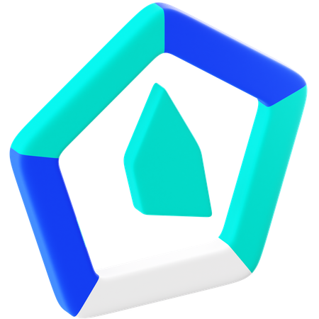 Octagonal  3D Icon