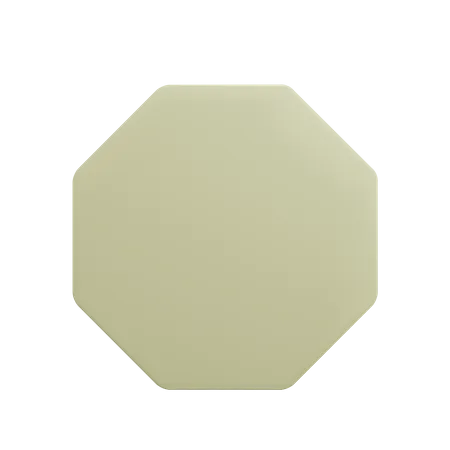 Octagonal  3D Icon