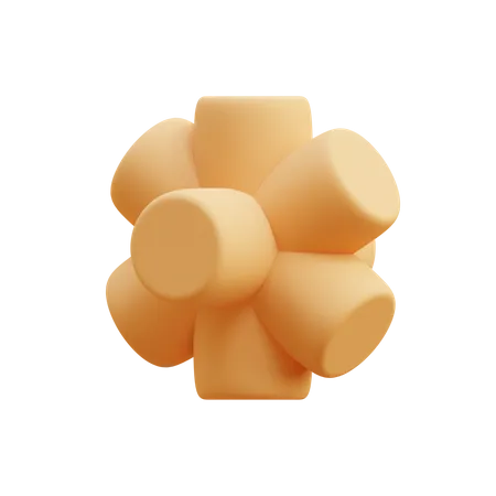 Octagonal Cylinders  3D Icon