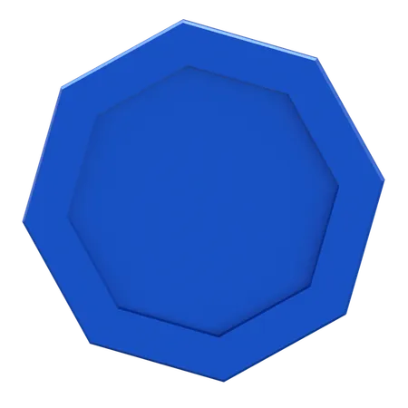 Octagone Shape  3D Icon