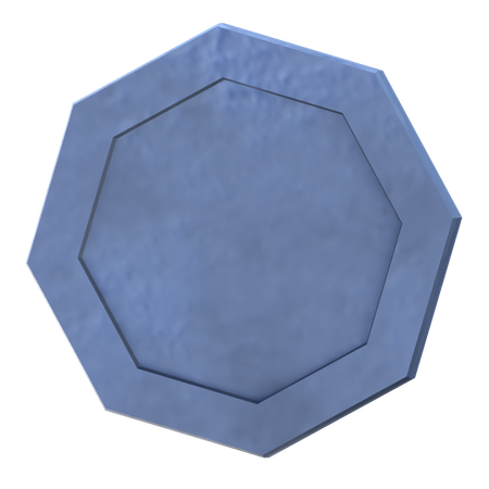 Octagone Shape  3D Icon