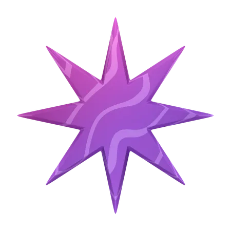 Octagramme  3D Icon