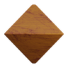 3d octahedon emoji