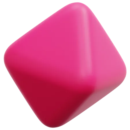 Octahedron  3D Icon
