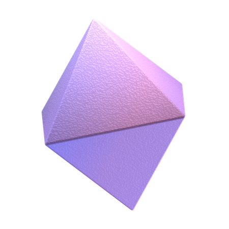 Octahedron  3D Icon