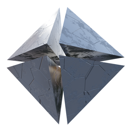 Octahedron  3D Illustration