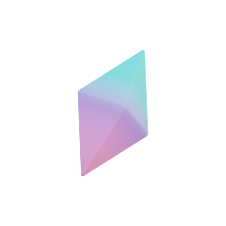 Octahedron Abstract Object  3D Icon