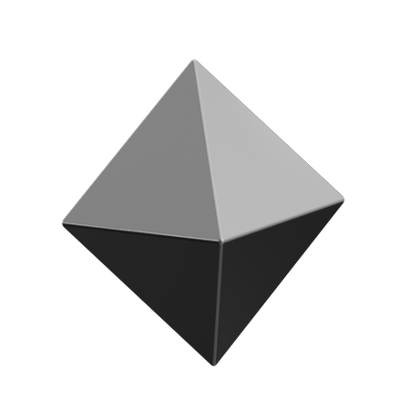 Octahedron Abstract Object  3D Icon