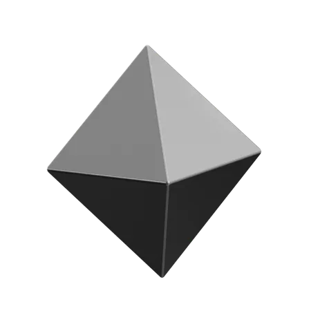 Octahedron Abstract Object  3D Icon