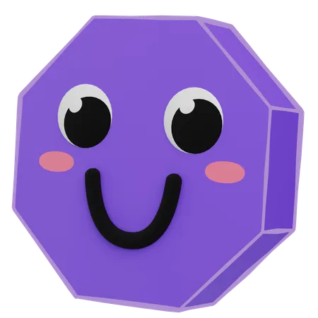 Octogone  3D Icon