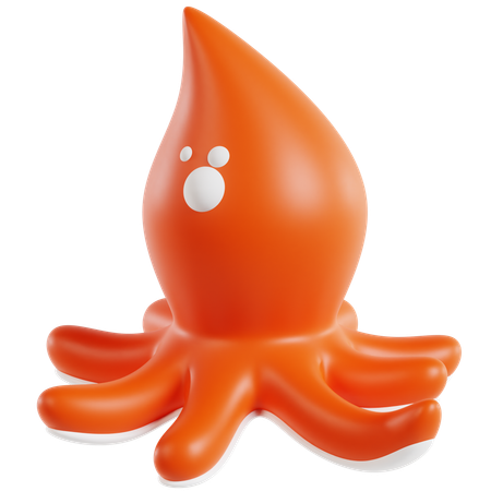 Octopus  3D Icon