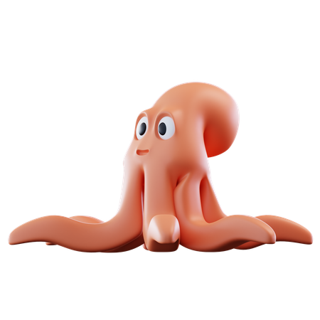 Octopus  3D Icon