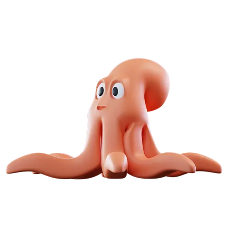 Octopus  3D Icon