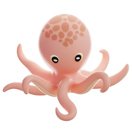 Octopus  3D Icon