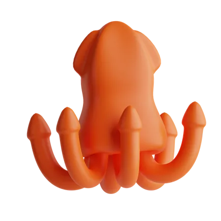 Octopus  3D Icon