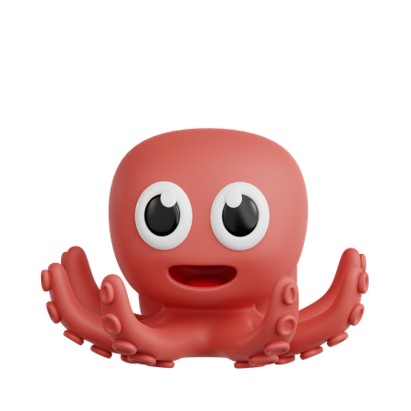 Octopus  3D Icon