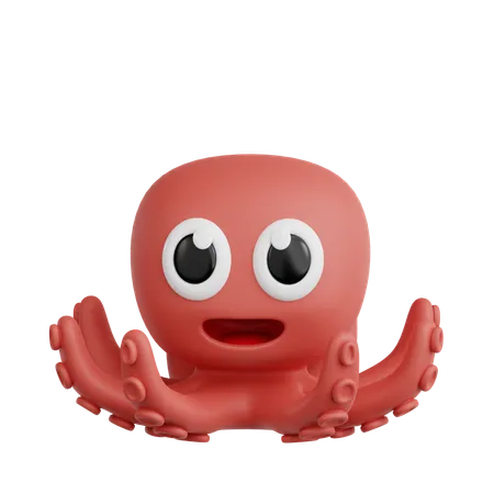 Octopus  3D Icon