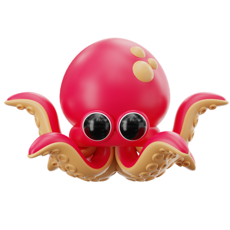 Octopus  3D Icon