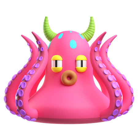 Octopus  3D Icon