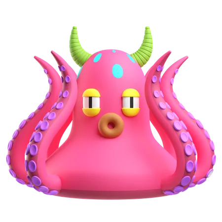 Octopus  3D Icon