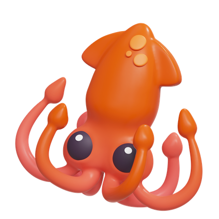 Octopus  3D Icon