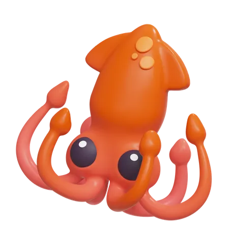 Octopus  3D Icon