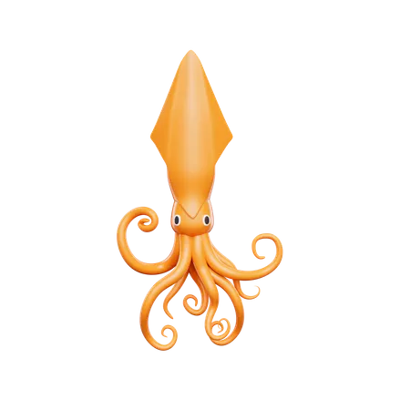 Octopus  3D Icon