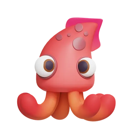 Octopus  3D Icon