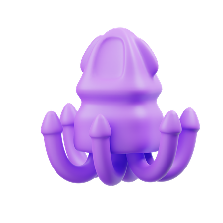 Octopus  3D Icon