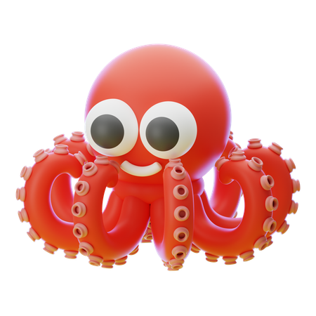 OCTOPUS  3D Icon