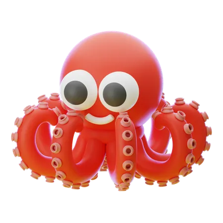 OCTOPUS  3D Icon