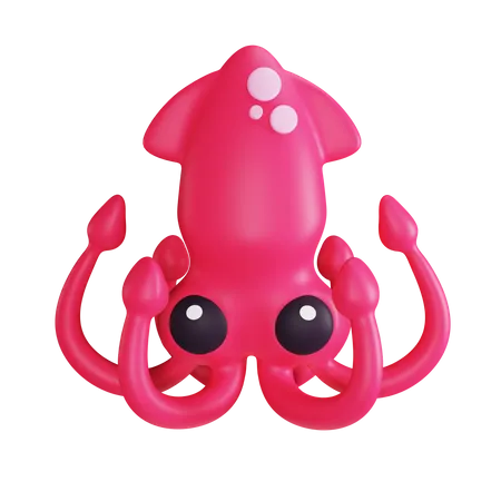 Octopus  3D Icon