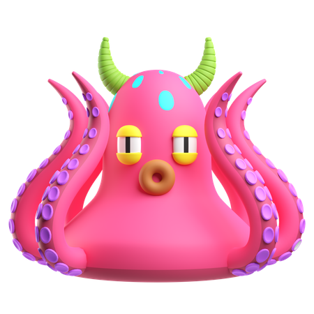 Octopus  3D Icon