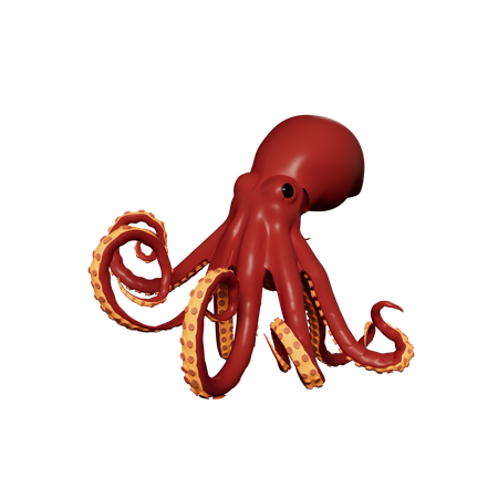 Octopus  3D Icon